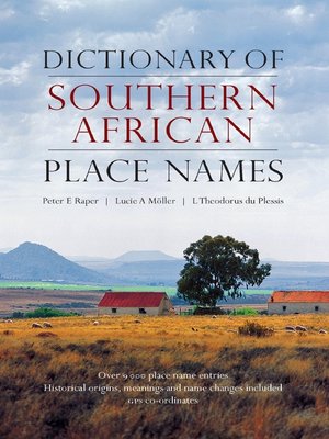cover image of Dictionary of Southern African Place Names